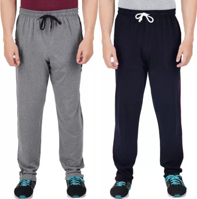 Wrodss Solid Men Grey, Black Track Pants