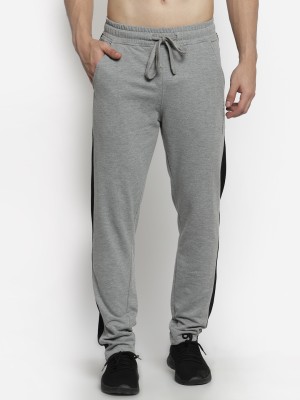 Club York Self Design Men Grey Track Pants