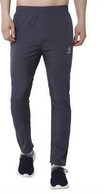 Good Step Solid Men Grey Track Pants