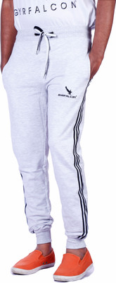 GYRFALCON Printed Men Grey Track Pants