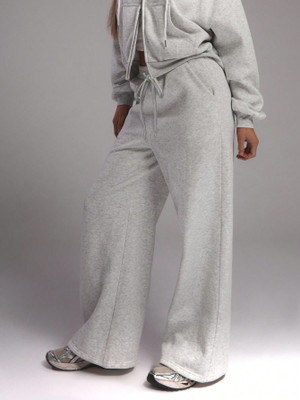 Dockstreet Loose Fit Women Grey Trousers