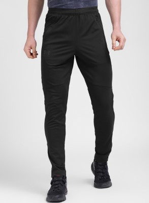 UNDER ARMOUR Solid Men Black Track Pants