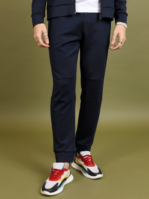 HIGHLANDER Solid Men Dark Blue Track Pants