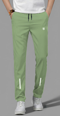 ROYSTER CALLUS Solid Men Light Green Track Pants