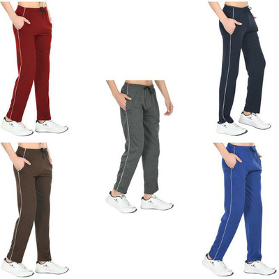 MTI FASHIONS Solid, Self Design Men Multicolor Track Pants