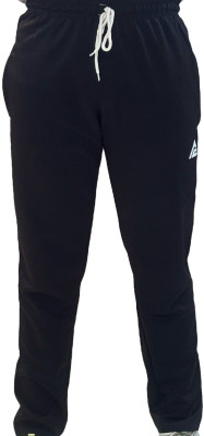 Npc Solid Men Black Track Pants