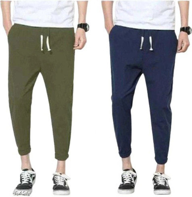 Retailmart Solid Men Multicolor Track Pants