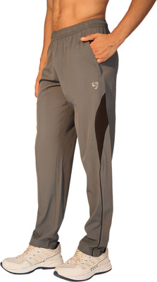 SG Solid Men Grey Track Pants