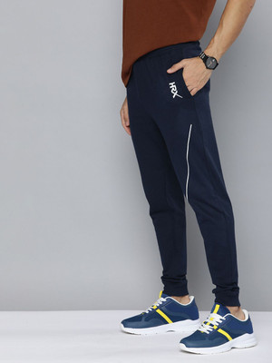 HRX by Hrithik Roshan Self Design Men Dark Blue Track Pants
