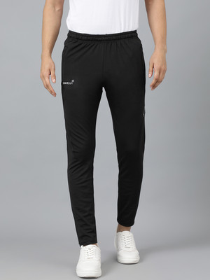 Sport Sun Solid Men Black Track Pants