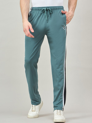 DUKE Solid Men Green Track Pants