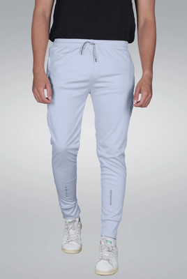 ICEPERA Solid Men Grey Track Pants