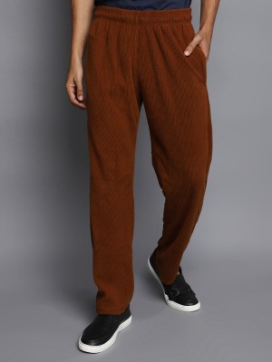 V-MART Solid Men Brown, Brown Track Pants