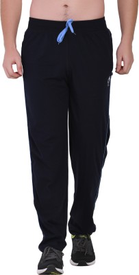 Muffy Solid Men Dark Blue Track Pants