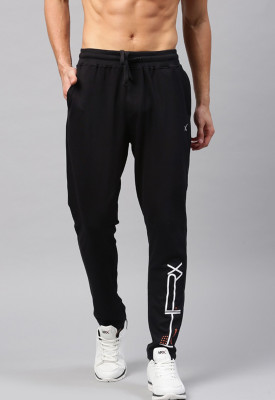 HRX by Hrithik Roshan Solid Men Black Track Pants