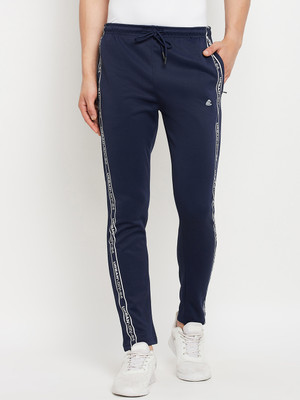 DUKE Solid Men Blue Track Pants