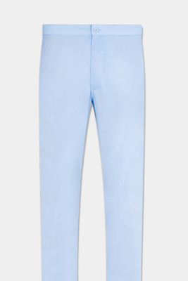 French Crown Solid Men Blue Track Pants
