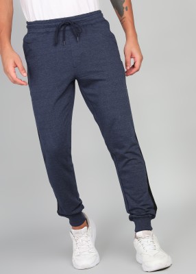 Billion Solid Men Dark Blue Track Pants