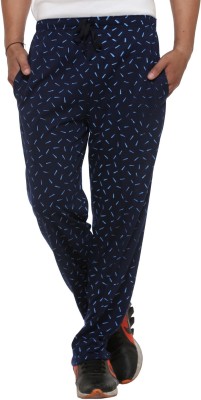 VIMAL JONNEY Printed Men Dark Blue Track Pants