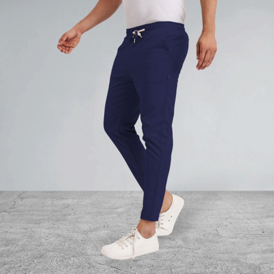 THE SARTHI CREATION Striped Men Black Track Pants