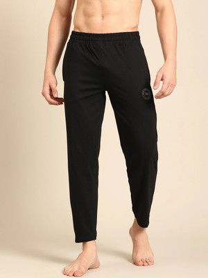 Pepe Jeans Solid Men Black Track Pants