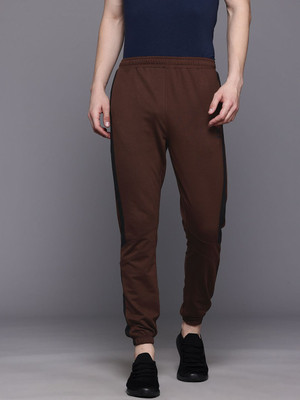 HRX by Hrithik Roshan Solid Men Brown Track Pants