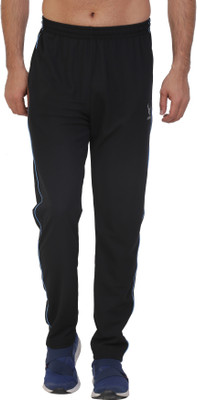jorkk Solid Men Black, Light Blue Track Pants