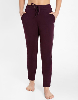 JOCKEY Solid Women Purple Track Pants
