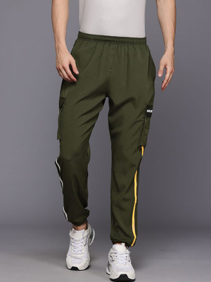 HRX by Hrithik Roshan Solid Men Green Track Pants