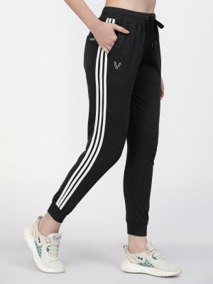 UZARUS Striped Women Multicolor Track Pants