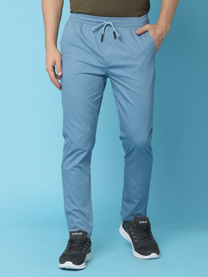 V-MART Solid Men Green Track Pants