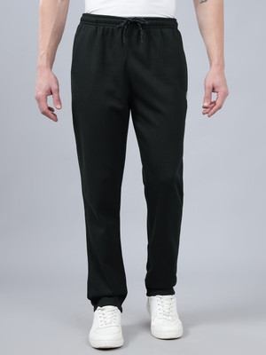 CANTABIL Solid Men Dark Blue Track Pants