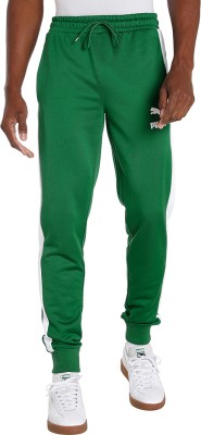 PUMA T7 ICONIC Track Pants Solid Men Green Track Pants