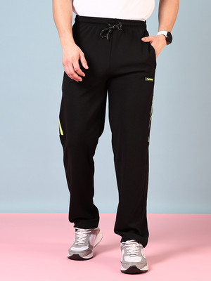V-MART Solid Men Black Track Pants
