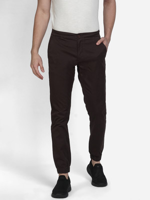 Wildcraft Solid Men Brown Track Pants