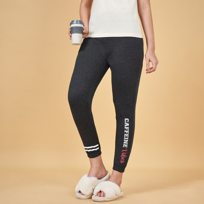 Dreamz by Pantaloons Solid Women Black Track Pants