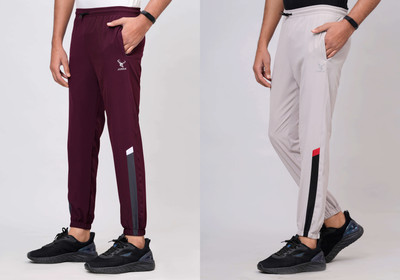 jorkk Solid Men Multicolor Track Pants