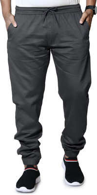 OF-NOTE Solid Men Grey Track Pants