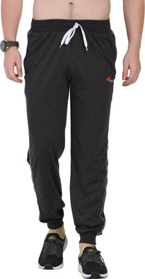 Muffy Solid Men Grey Track Pants