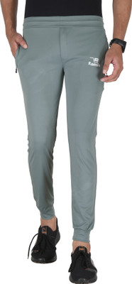 Romile Solid Men Silver Track Pants