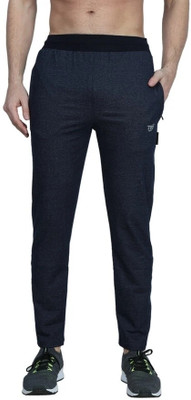 Texfro Solid Men Blue Track Pants