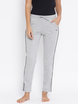 Macrowoman W-Series Striped Women Grey Track Pants