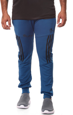 Gear Up Sports Striped Men Light Blue Track Pants