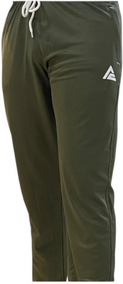 Npc Solid Men Green Track Pants