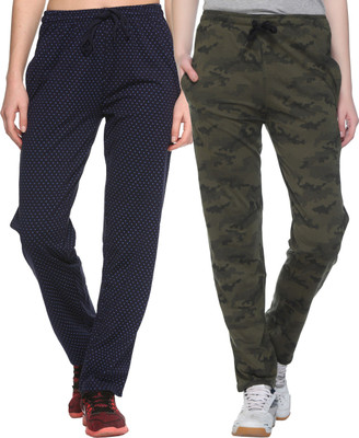Weboasis Printed Women Multicolor Track Pants