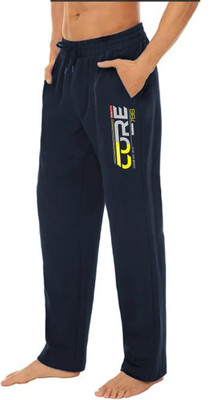 Kartblack Printed Men Blue Track Pants
