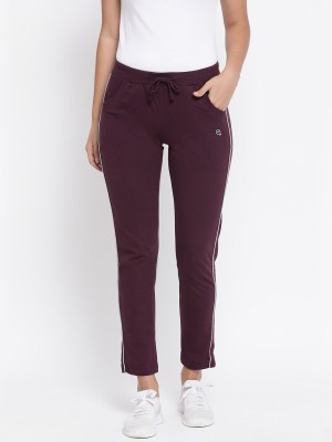 Macrowoman W-Series Striped Women Purple Track Pants