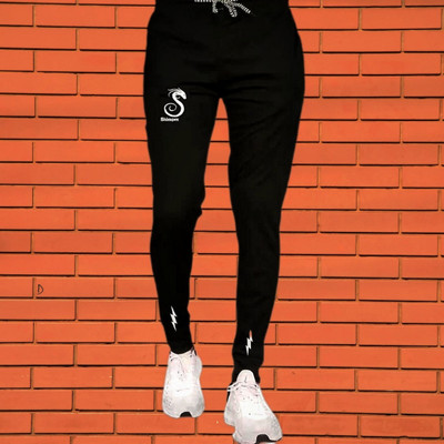 sonizeed yt Solid Men Black Track Pants