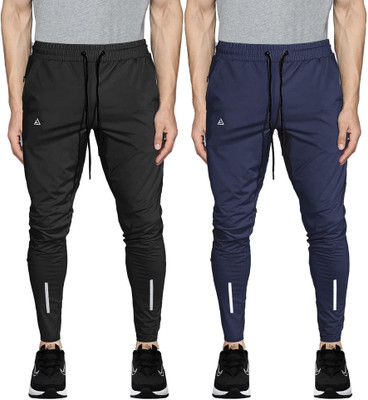 Z-DEVIL Solid Men Multicolor Track Pants