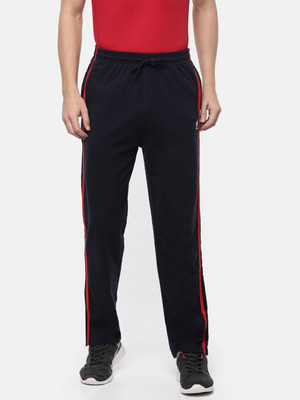 Macroman M-Series Solid Men Blue Track Pants